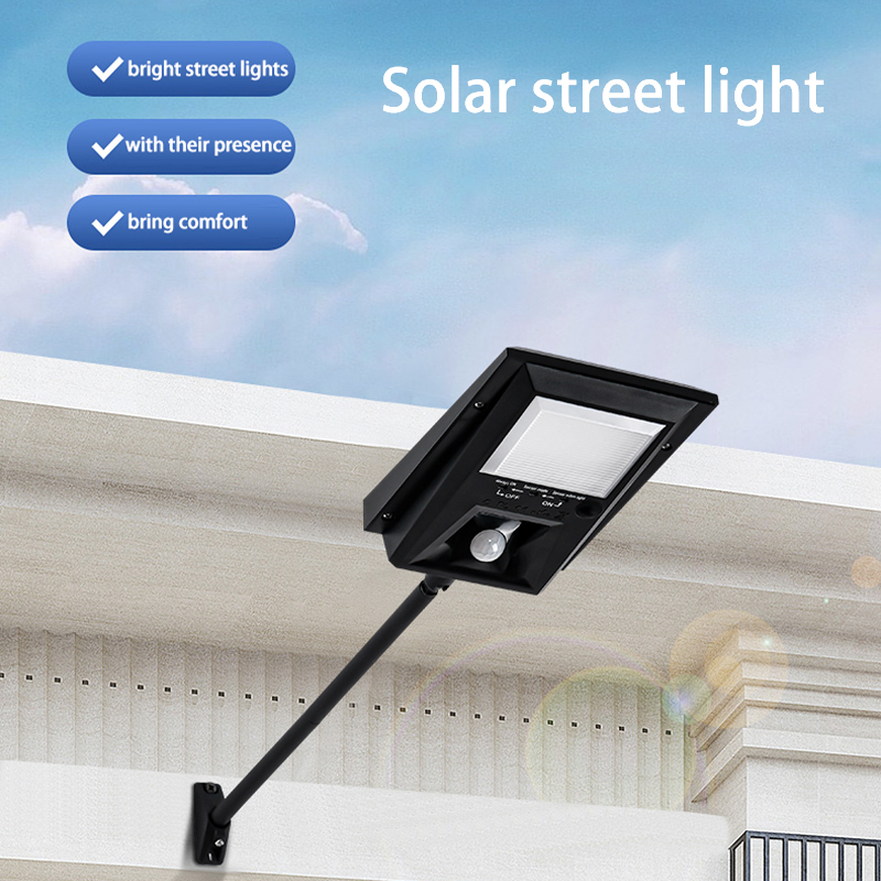 Solar-powered wall light featuring a futuristic spacecraft design