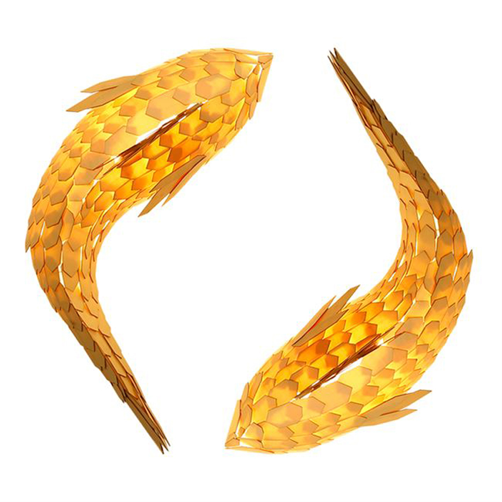 Southeast Asian-inspired wooden fish-shaped LED wall lamp for bedroom, study, or living room