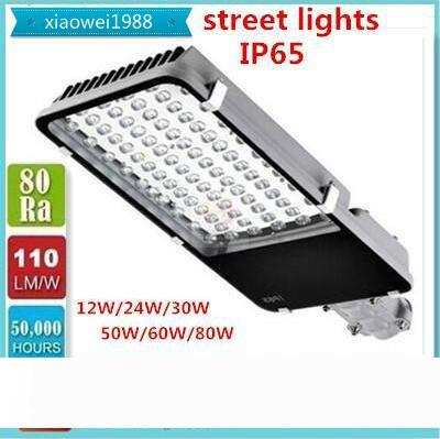 Street Light 12w 24w 30w 50W 80w 100w AC 85-265V LED Waterproof IP65 Garden Road Stadium LED Lamps street lights floodlights