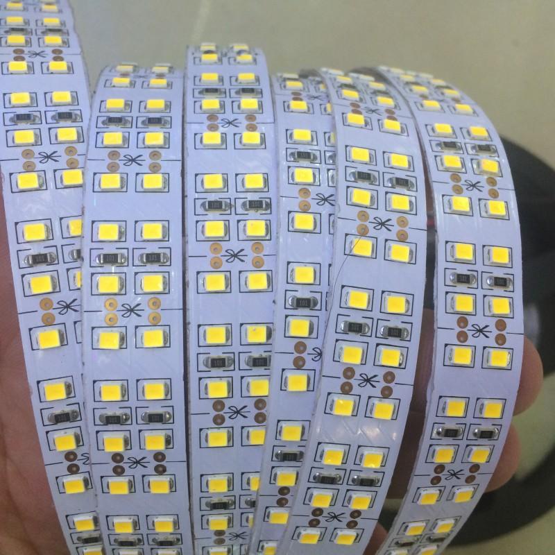 Strips 240LED/m LED Strip Light SMD 2835 5m 12V 24V 1200Leds Silicone Tube Waterproof Flexible Lights Double Row 3528