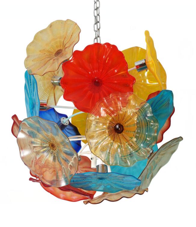 Style Hand Blown Murano Glass Chandelier Pendant Light LED Glass Art Flower Chandelier for Living Room Dining Room Staircase

Elegant handcrafted Murano glass LED chandelier with floral design, perfect for living rooms, dining areas and staircases
