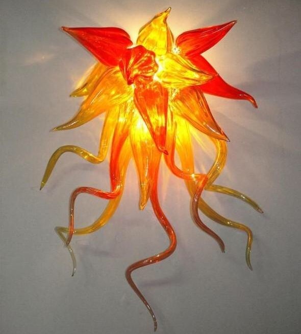 Style Hand Lamps Villa Sconce features exquisite 100% mouth-blown borosilicate glass, crafting a beautiful modern wall lamp