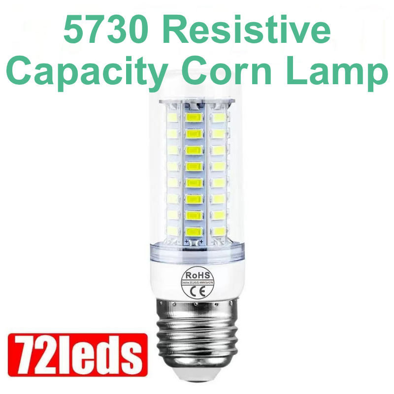 Sustainable Choice: Illuminate your space with our eco-friendly 5730 LED corn lamps featuring a 2E27 large design