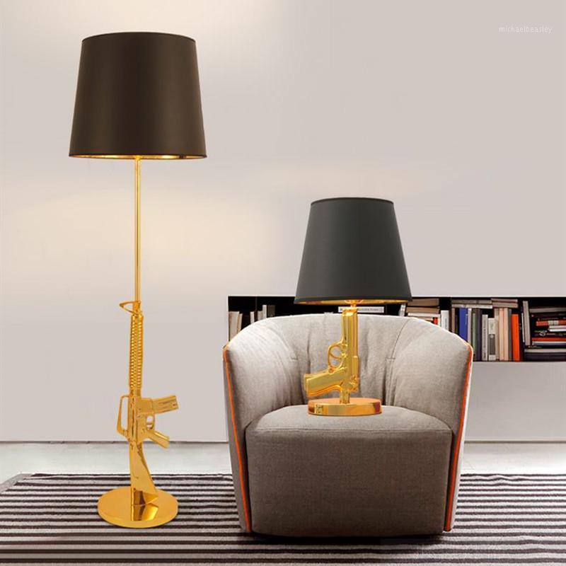 Table Lamps Modern Vintage Gun Electroplated Design Desk Gold Silver Metal Decor For Livingroom Reading Bedroom Bedside