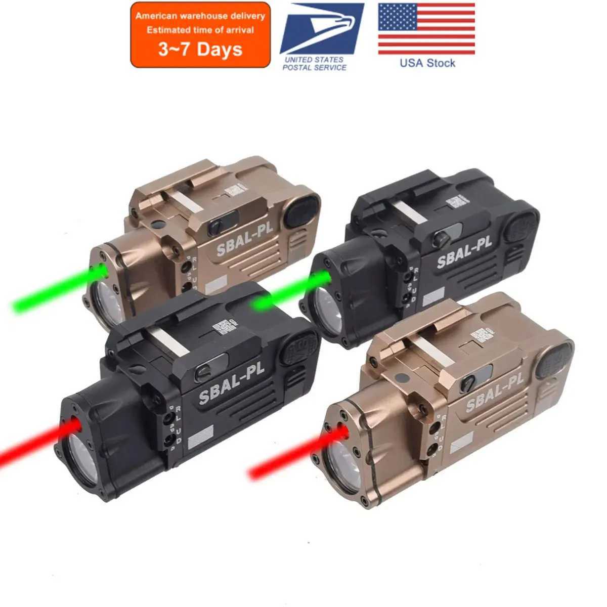 Tactical Steiner SBAL-PL Red Green Laser Sight combined with Weapon Light Scout for Glock 17, featuring Strobe and Surefire X300, ideal for hunting with W250701 flashlight