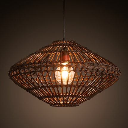 Thailand-inspired rattan pendant lights for home and restaurant indoor lighting