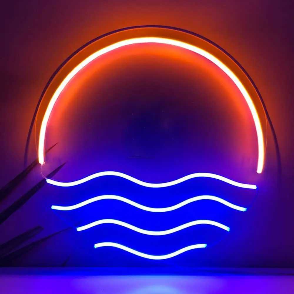 Tropical sunset and ocean LED neon signs - beautiful wall decorations for bedrooms living rooms and kitchens. Bright colors romantic mood B240817

Vibrant tropical sunset and ocean LED neon signs - stylish wall decor for bedrooms, living rooms, and kitchens. Rich colors create a romantic ambiance