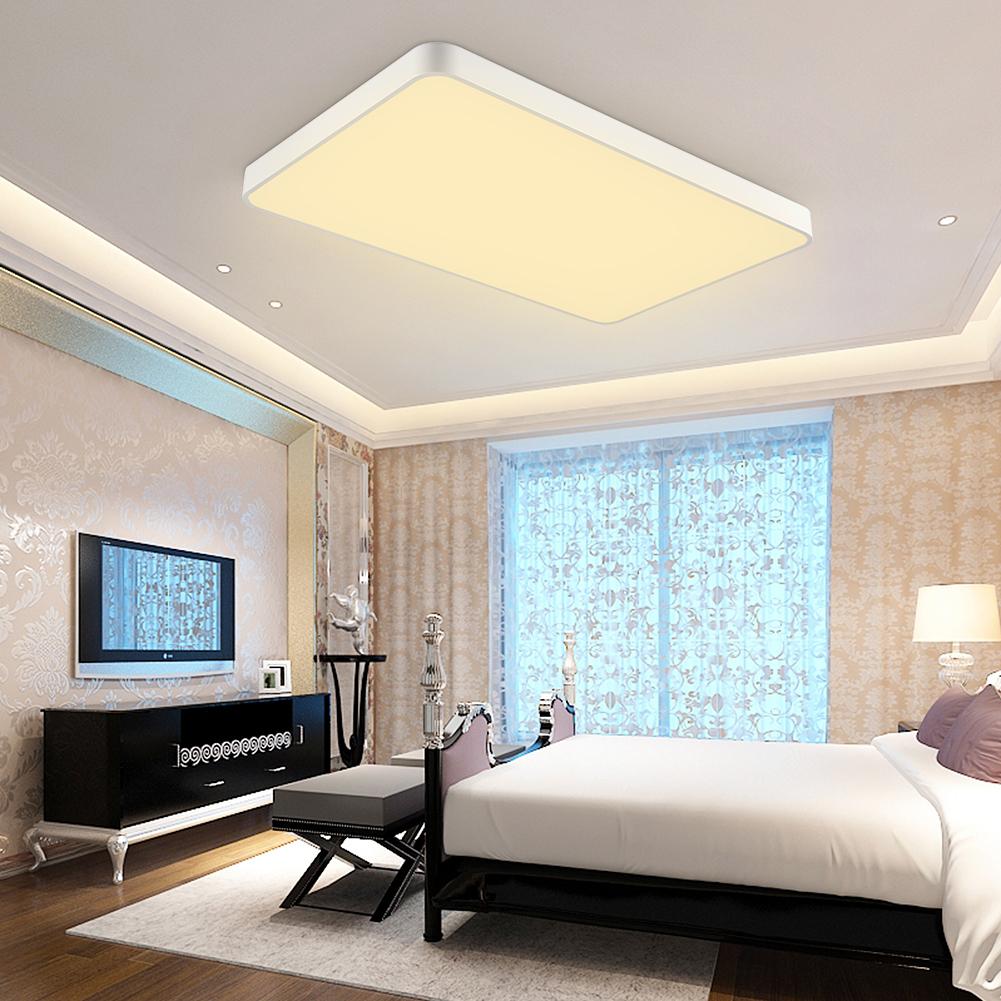 Ultra slim LED ceiling lights for bedrooms and living rooms, featuring minimalist rectangular designs in modern Nordic style, ideal for restaurants, hallways, balconies, and night lighting