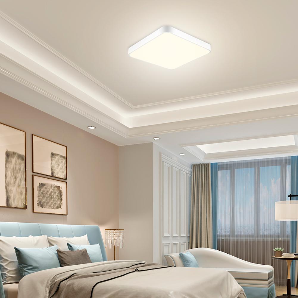 Ultrathin square LED ceiling lights for modern minimalist bedrooms, living rooms, dining halls and aisles with Nordic style