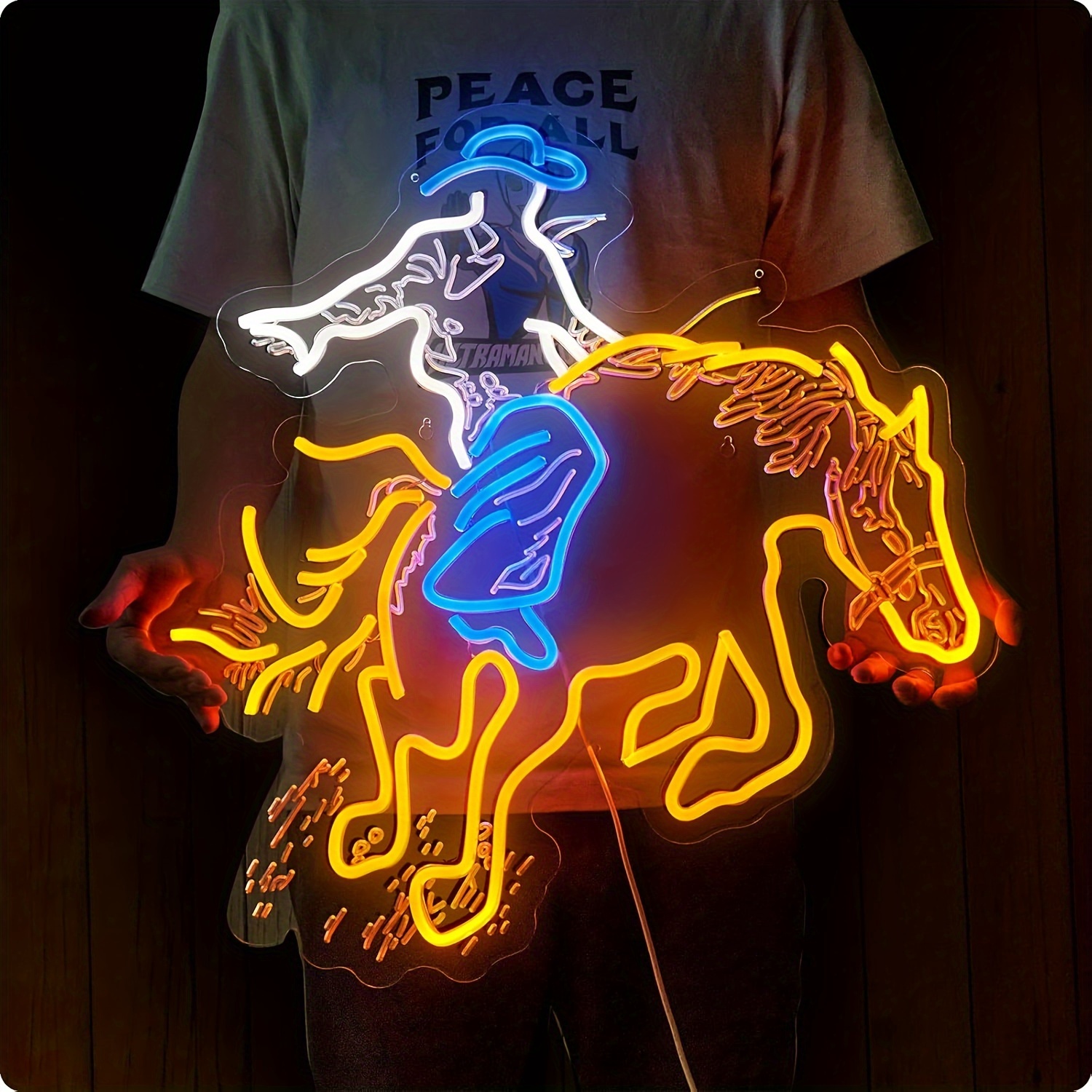 Urban Style Neon Party Sign: Ideal Gift for Birthdays & Home Gatherings