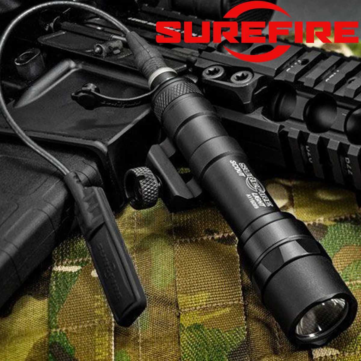 US warehouse Airsoft SureFire M600B M300B M300C Tactical Scout Light AR15 Rifle Weapon Flashlight LED Spotlight M300A Gun Lamp Z250514