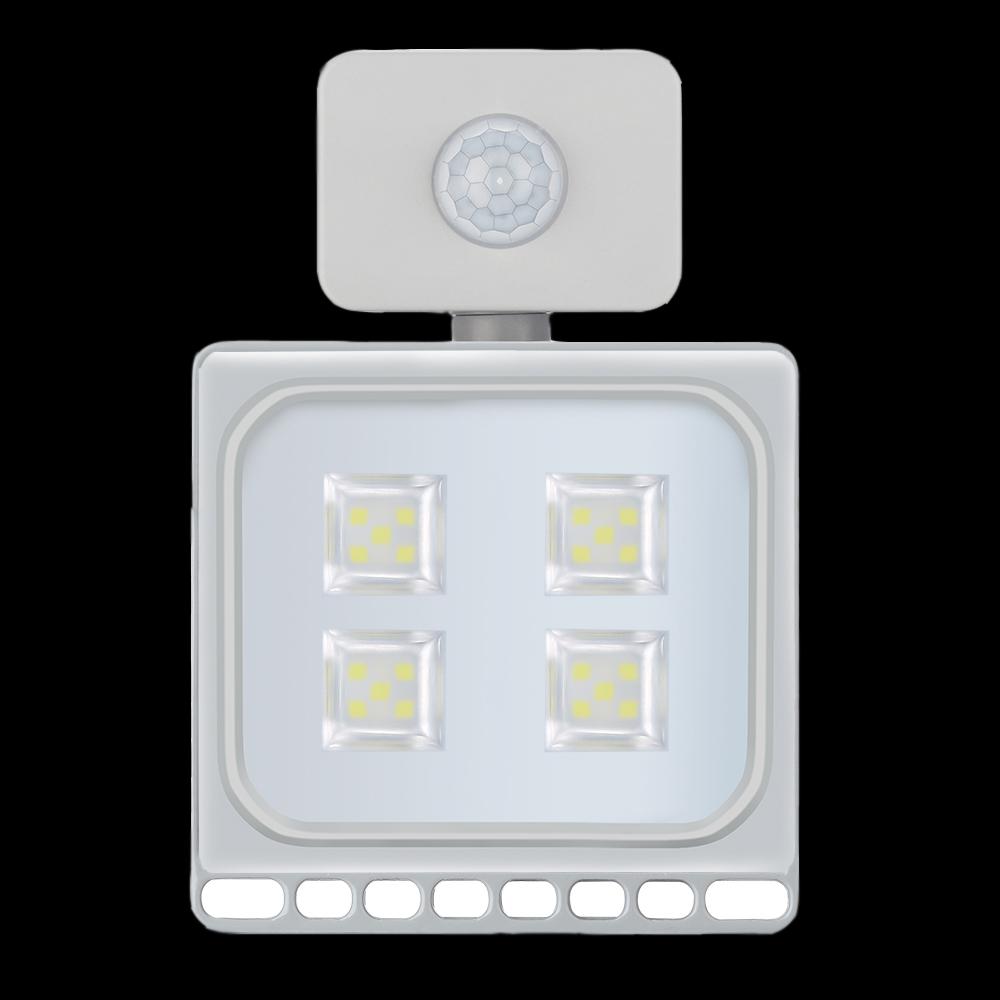 US Warehouse LED Floodlight with Infrared Sensor for Outdoor Use in Home, Garden, Balcony, and Door Areas, Waterproof IP65, Available in 10W, 20W, 30W, 50W, and 100W Options