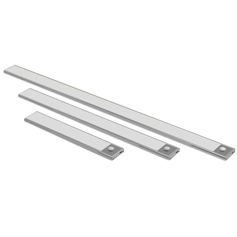 USB rechargeable ultra-thin motion sensor LED night light for cabinets and wardrobes