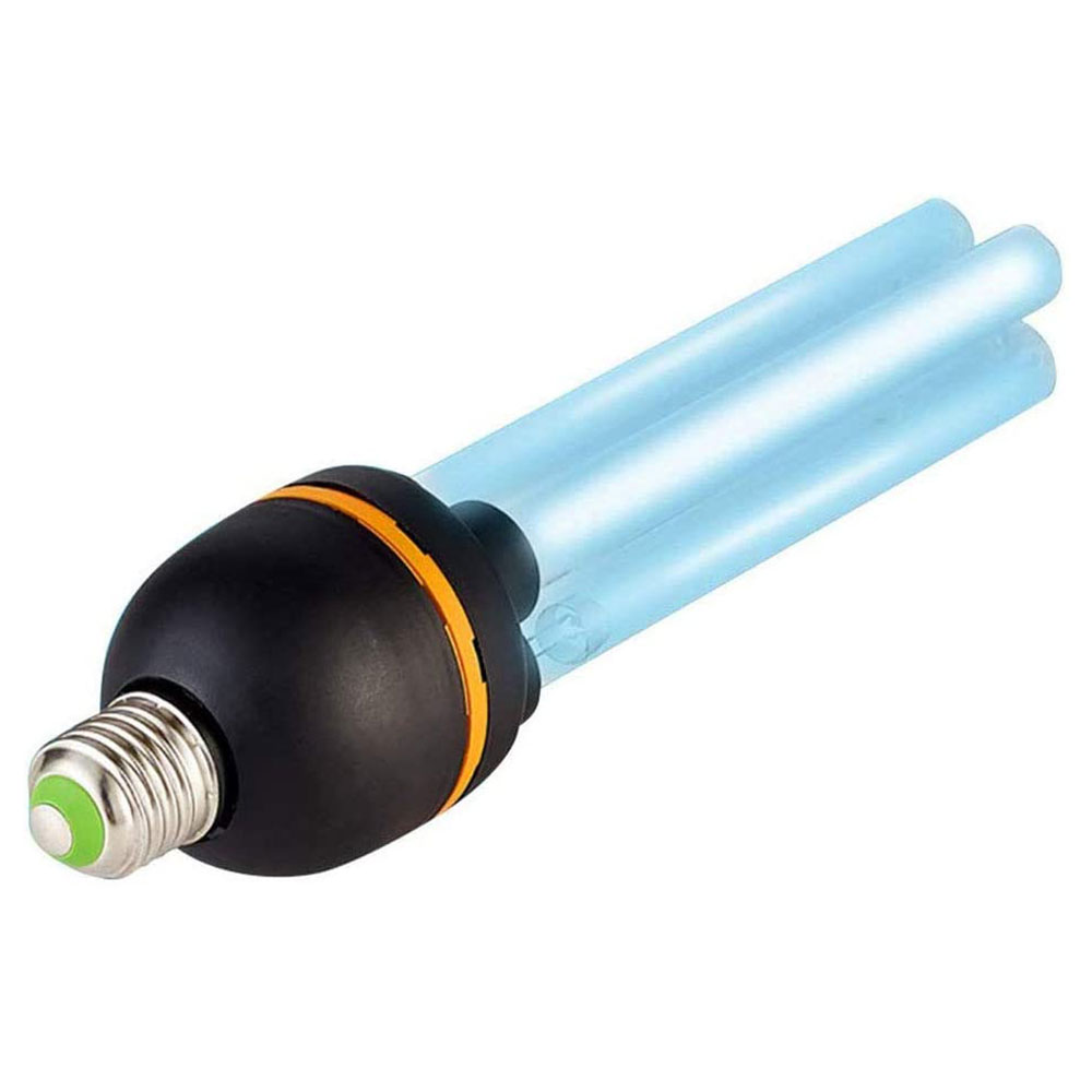 UV Germicidal Light UVC Disinfection Lamp 185-254nm, Eliminates 99.9% Bacteria Mold Germs, E27 Base 110V/220V 15W/25W/36W