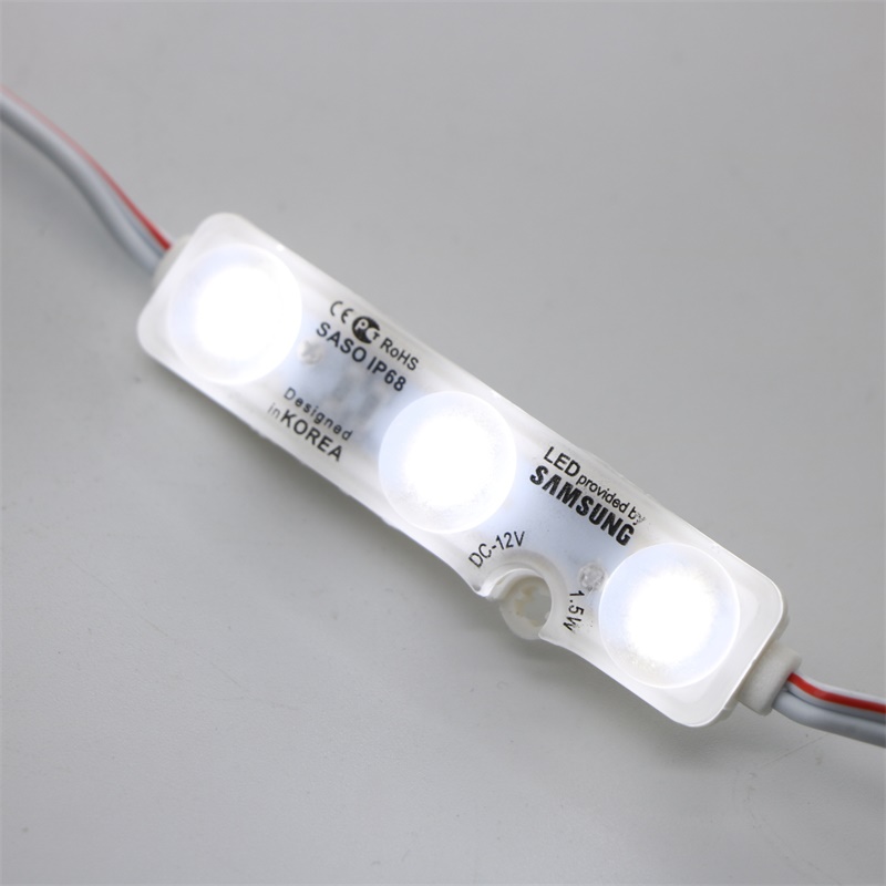 VCHUANG 20pcs SMD2835 3 LED waterproof IP68 DC12V 1.2W ultrasonic injection modules for decoration