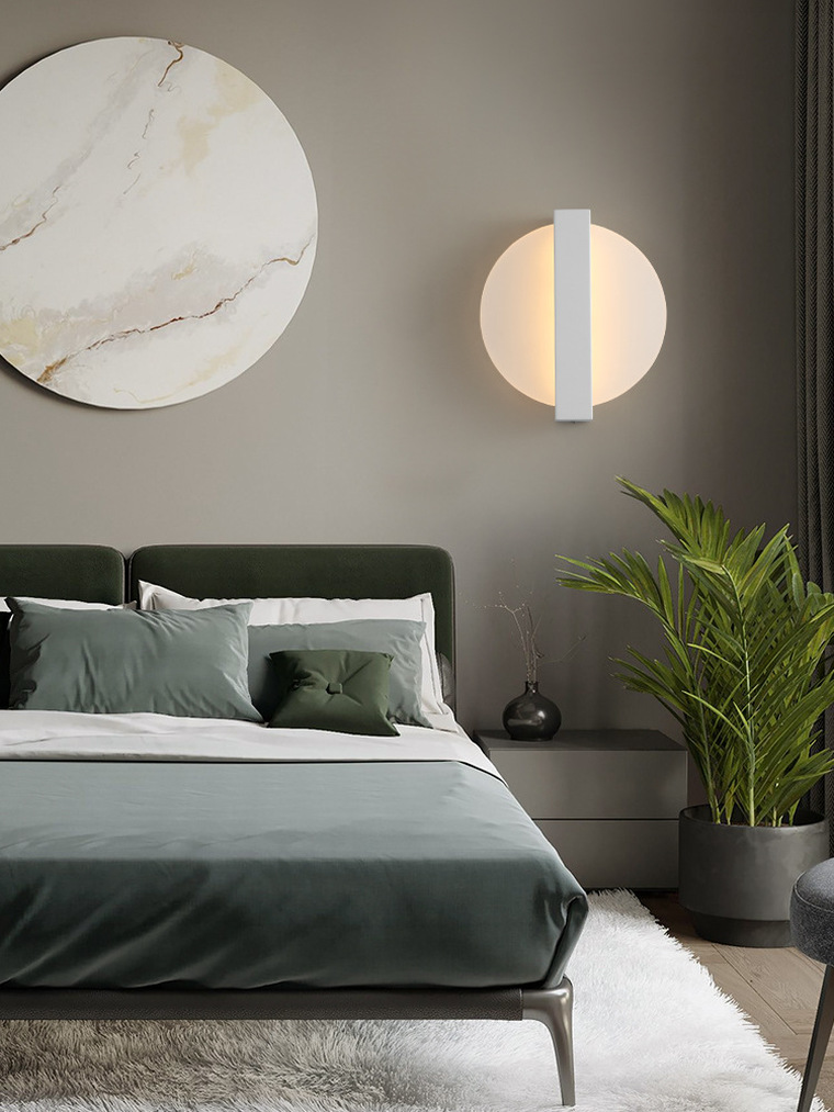 Victoria Harbour Nordic Bedside Lamp for Bedroom, Study, Bathroom, Hallway, and Staircase Lighting