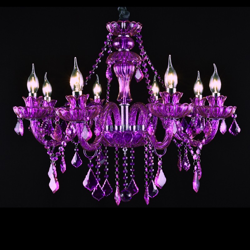 Villa Bedroom Luxury Chandeliers 8 Light Purple Crystal Chandelier Lighting Fashion Wedding House Sales Hall Culb Crystal Lamp Hanging Lamps Modern

Elegant 8-light purple crystal chandelier for luxurious villa bedrooms, modern weddings, and stylish sales halls