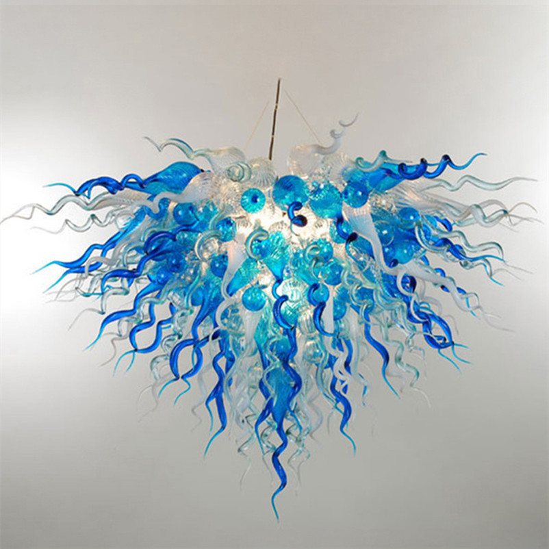 Villa Blue Chandeliers Lamps Lights for house decoration living room LED Bulbs Murano Art Deco Lighting Hand Blown Glass Chandelier Light Fixtures

Blue villa chandeliers and lamps for home decor, ...