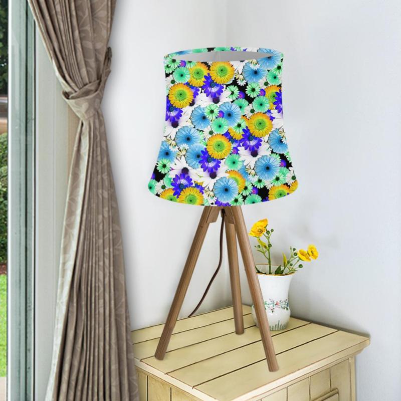 Vintage floral printed lampshade for table, chandelier, wall, or candle cover in European style
