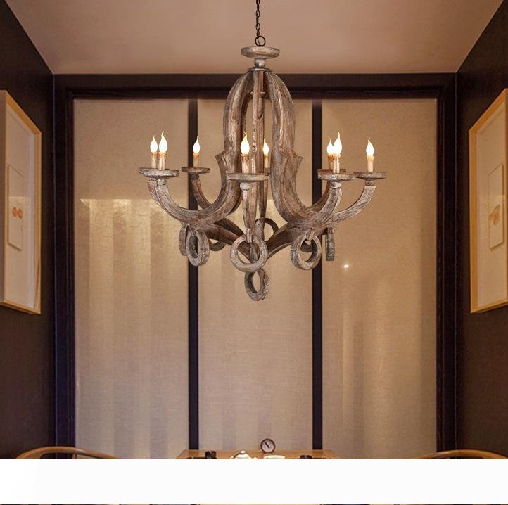 Vintage wooden chandeliers for elegant living spaces, bedrooms, and kitchens with retro ceiling lighting decor