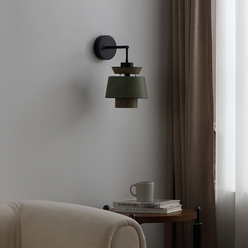 Vintage-style retro LED wall lamp featuring warm illumination