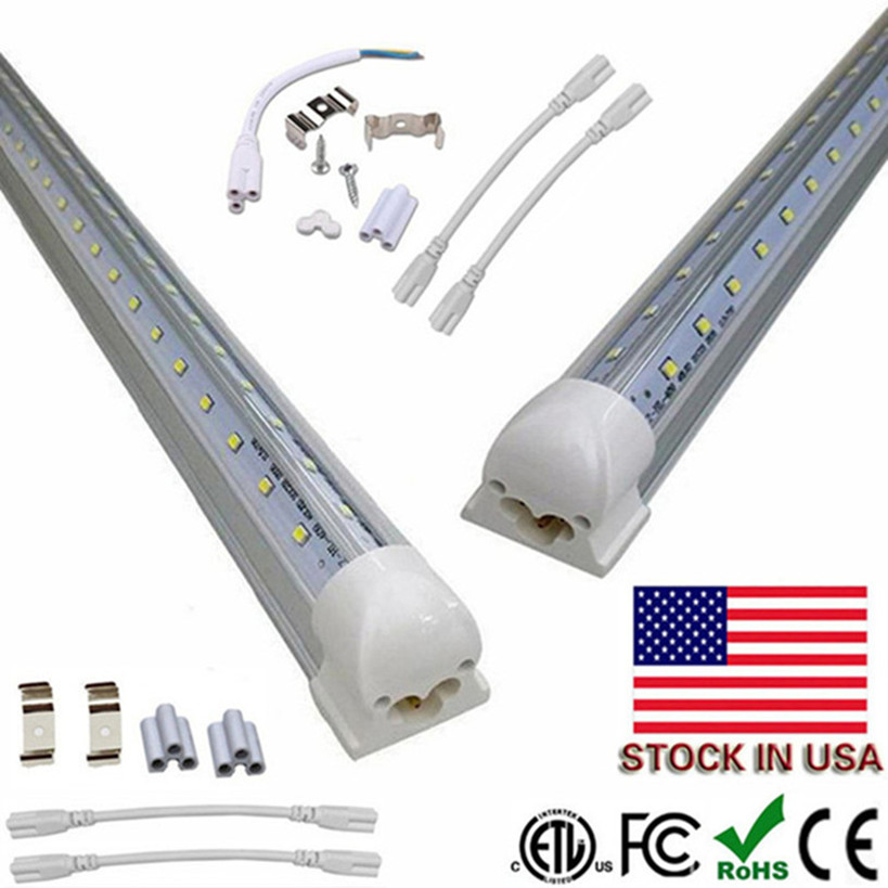 V-Shaped Integrated T8 LED Tube in 4-8 ft lengths for shop and door lighting