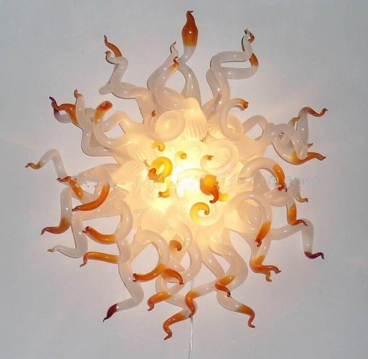 Warm Balls 100% Mouth Blown Lamps Borosilicate/ Murano Glass Art Style Decorative Hanging Chandelier Lamp