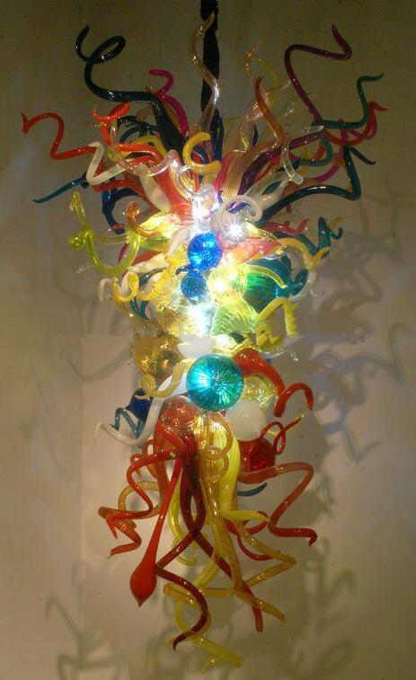 Wholesale Lamps Hotel Chandeliers Lamp Art Deco Lightings Hand Blown Glass Big Large Crystal Chandelier Lighting Modern