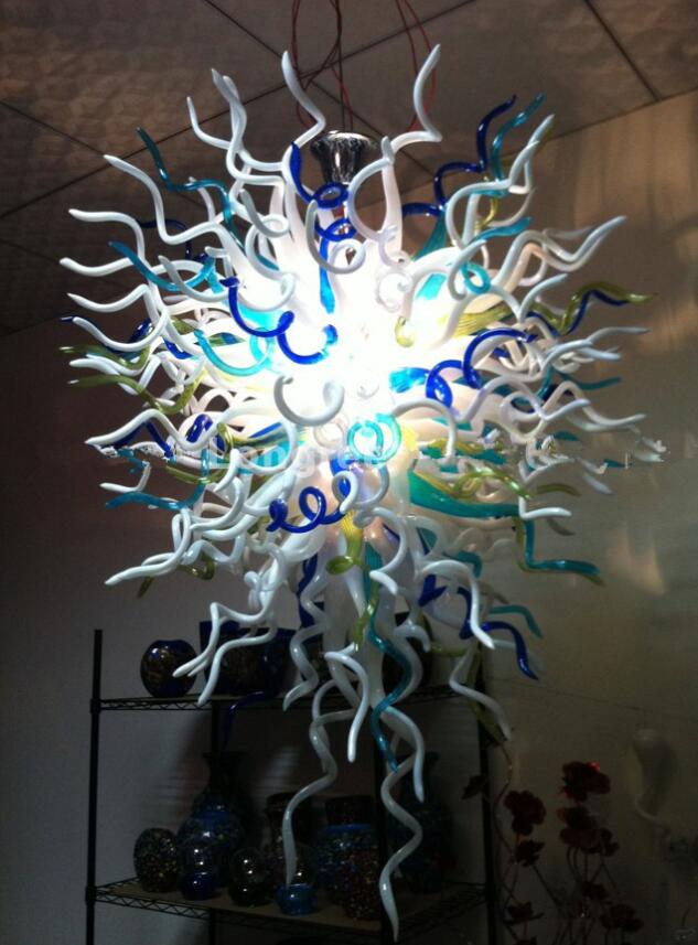 Wholesale LED crystal pendant lamps with handcrafted Italian Murano glass for stylish hotel and indoor decorative lighting