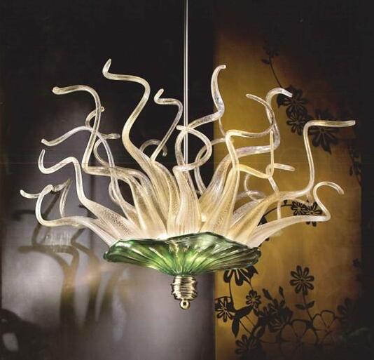 Wholesale Modern Flower Chandeliers in Italian Style with Hand-Blown Glass for Hotels