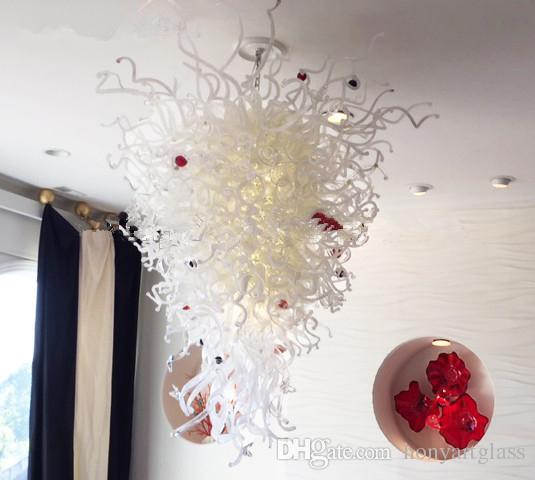 Wholesale Price Excellent Modern Style Hand Blown Glass Chandelier Lighting Murano Pendant Light in White with LED Bulbs for Wedding

Affordable wholesale modern Murano-style handcrafted glass chandelier pendant light in white with LED bulbs for weddings
