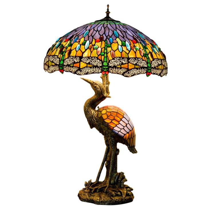 Yeelight industrial art table lamp with colored glass for bedroom or desktop lighting