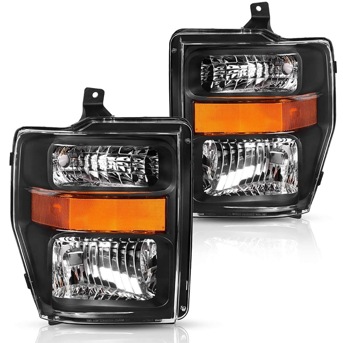 YITAMOTOR 2008-2010 Ford F250/F350/F450 Super Duty headlight assembly with amber reflector