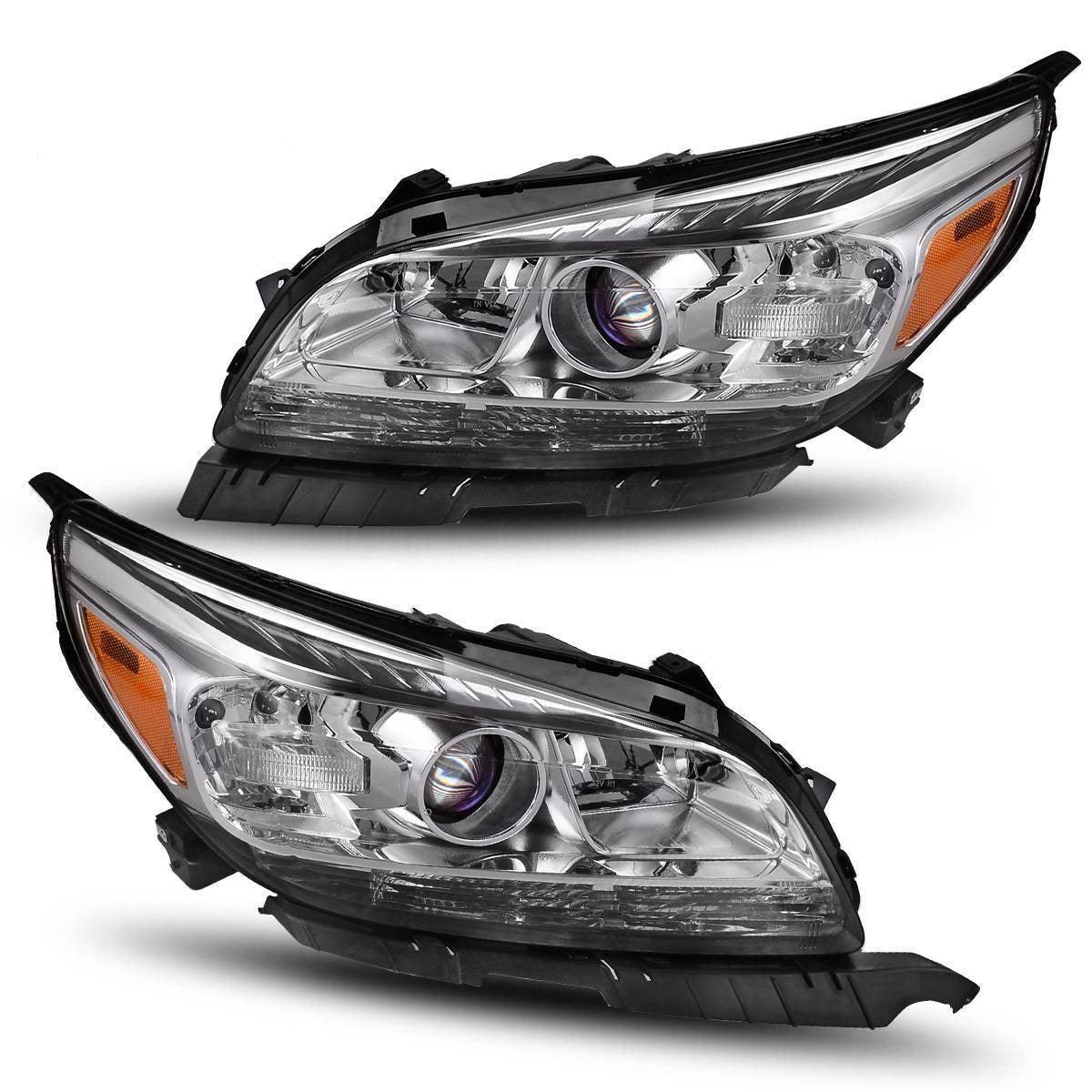 YITAMOTOR 2013-2015 Chevy Malibu Headlight Assembly Projector Headlamp Pair