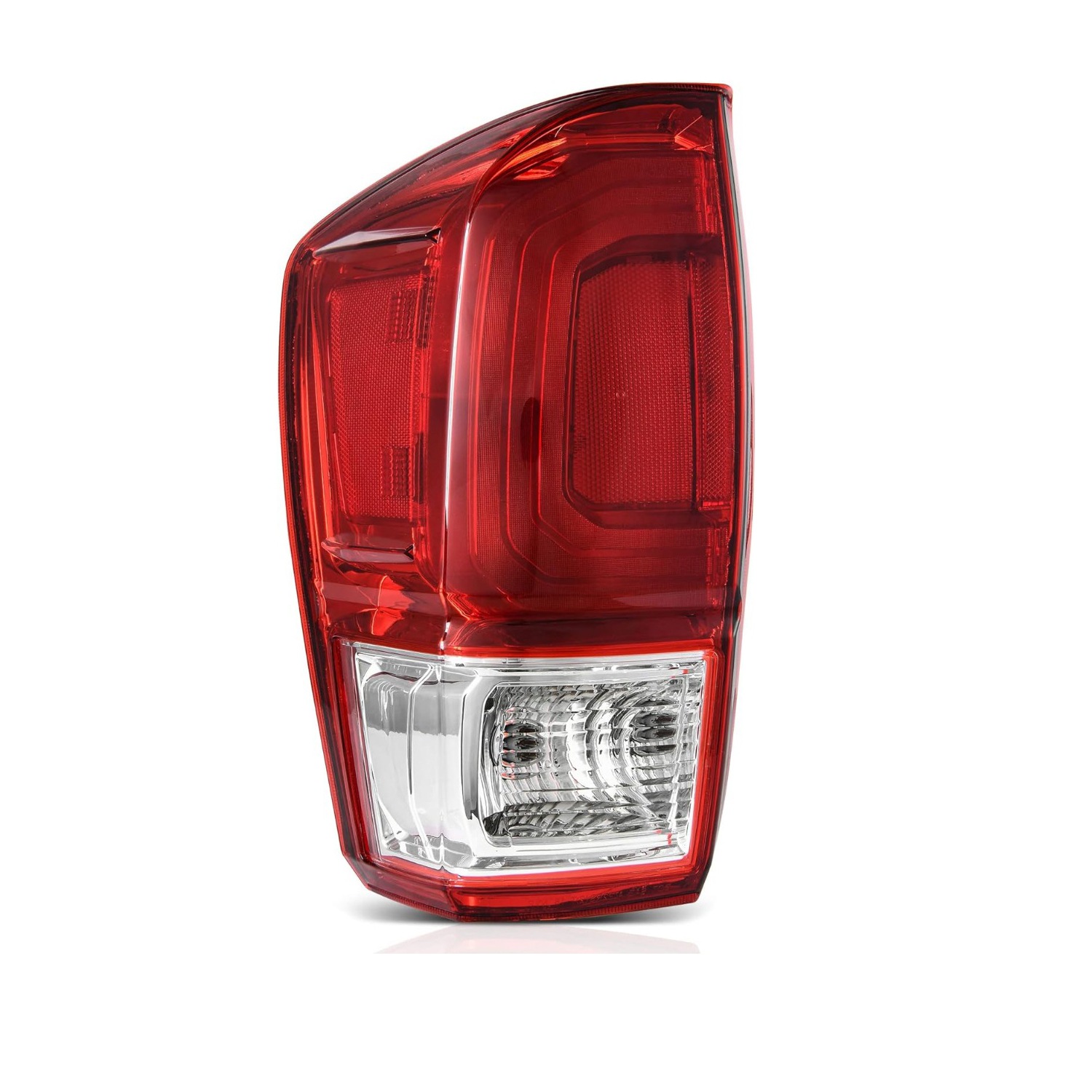 YITAMOTOR Driver Side Tail Light Replacement for 2016-2022 Tacoma Pickup, Red/Clear Brake Lamp Assembly