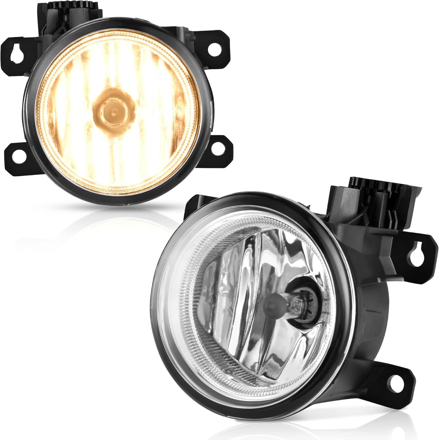 YITAMOTOR fog lamps designed for 2013-2021 Civic, 2015-2020 Accord, and 2019-2021 HR-V models, complete with bulbs as replacement fog lights