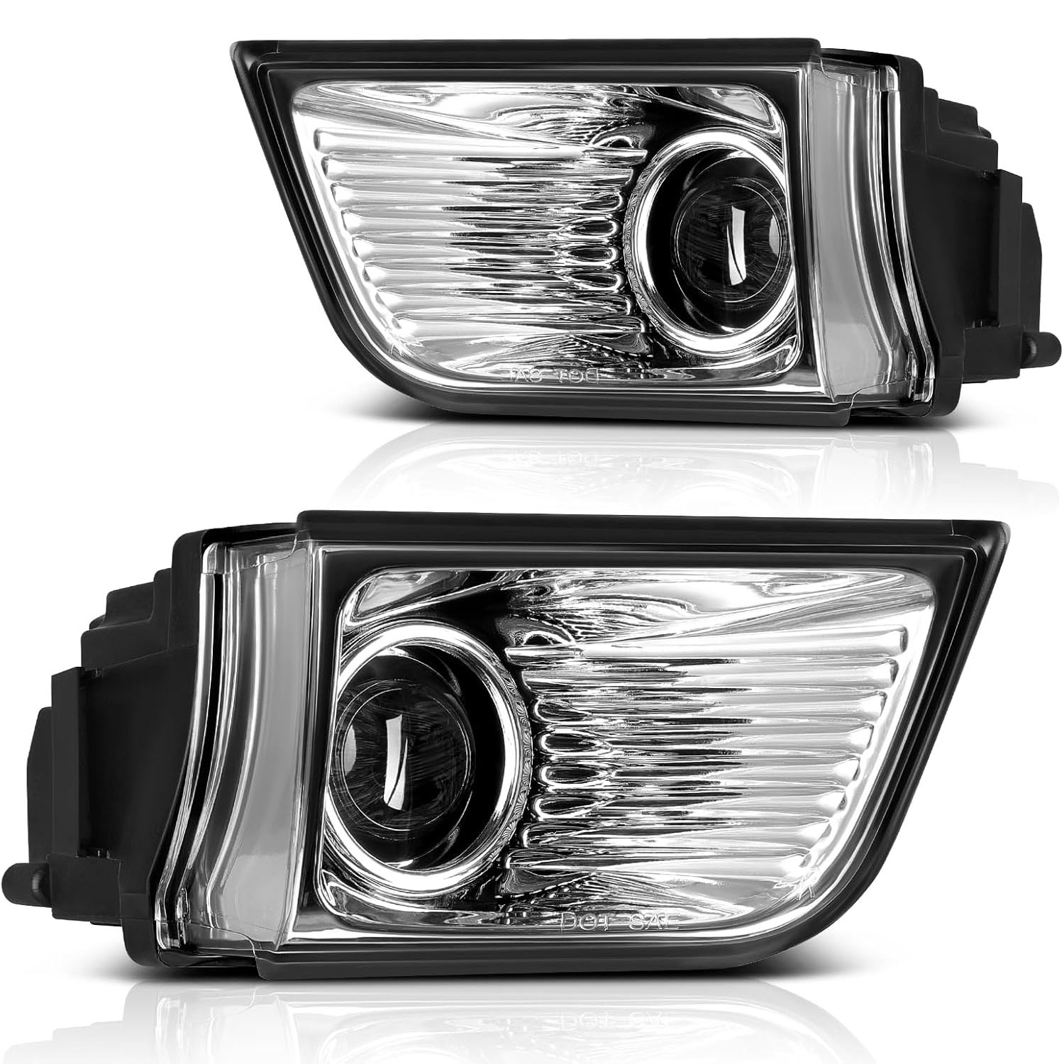 YITAMOTOR fog lights designed for 2003-2005 4Runner models, featuring clear lens and sold as a pair