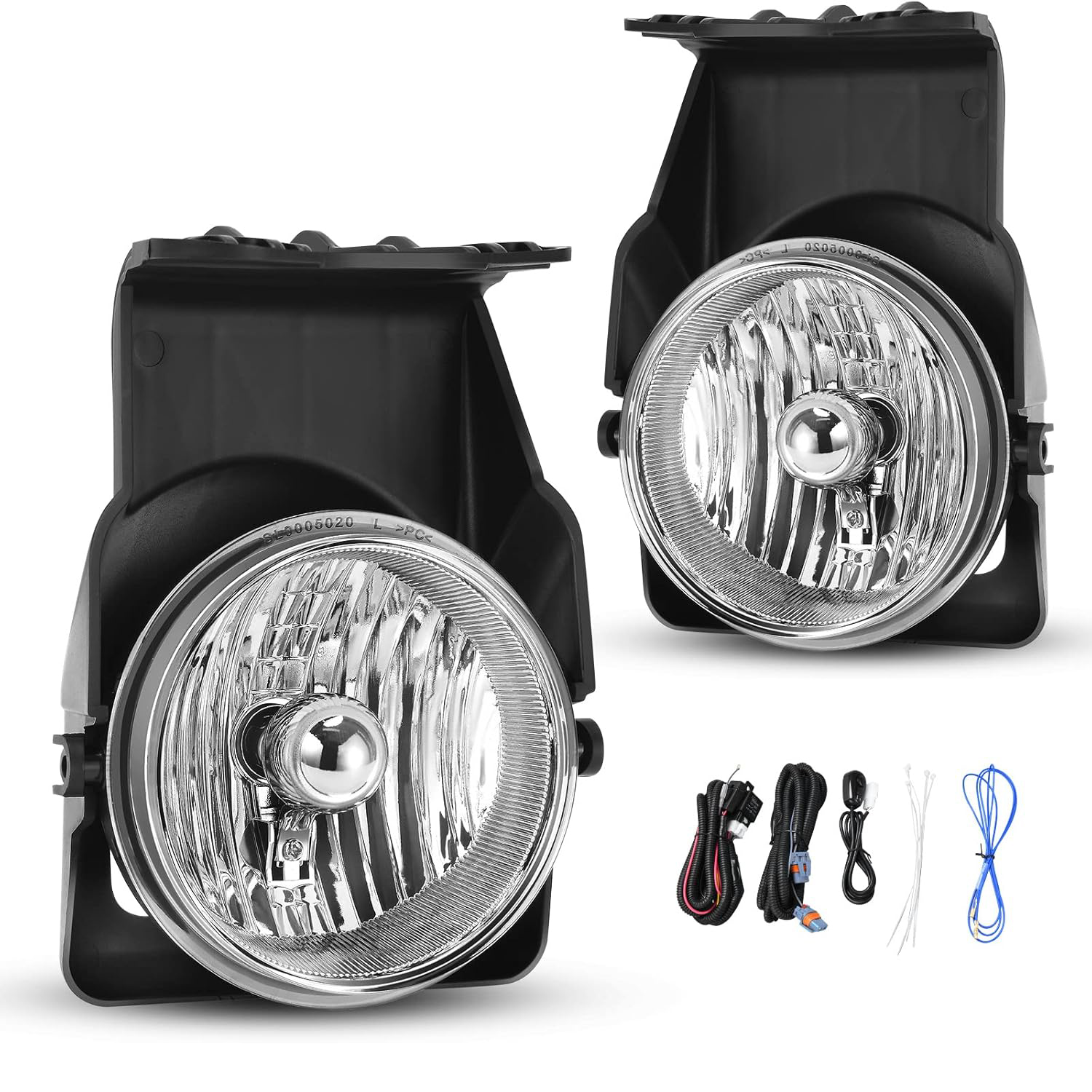YITAMOTOR Fog Lights designed for 2003-2006 GMC Sierra 1500/1500 HD/2500/2500 HD/3500 models