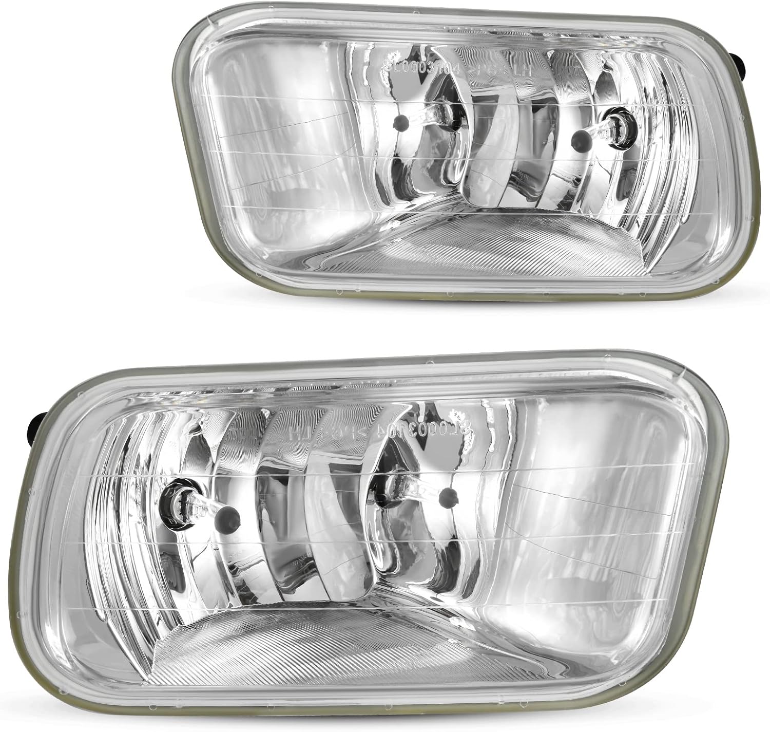 YITAMOTOR fog lights designed for 2009-2012 Dodge Ram 1500 and 2010-2018 Ram 2500/3500 models, featuring clear lens with 12V 42W H10 bulbs