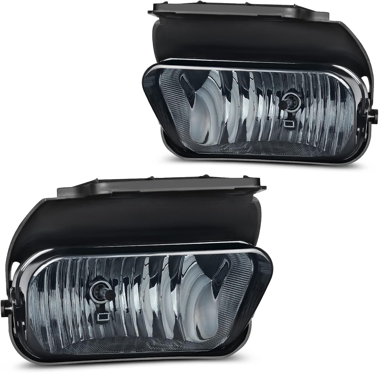 YITAMOTOR Fog Lights for 2003-2007 Chevy Silverado and 2002-2006 Chevy Avalanche without Body Cladding