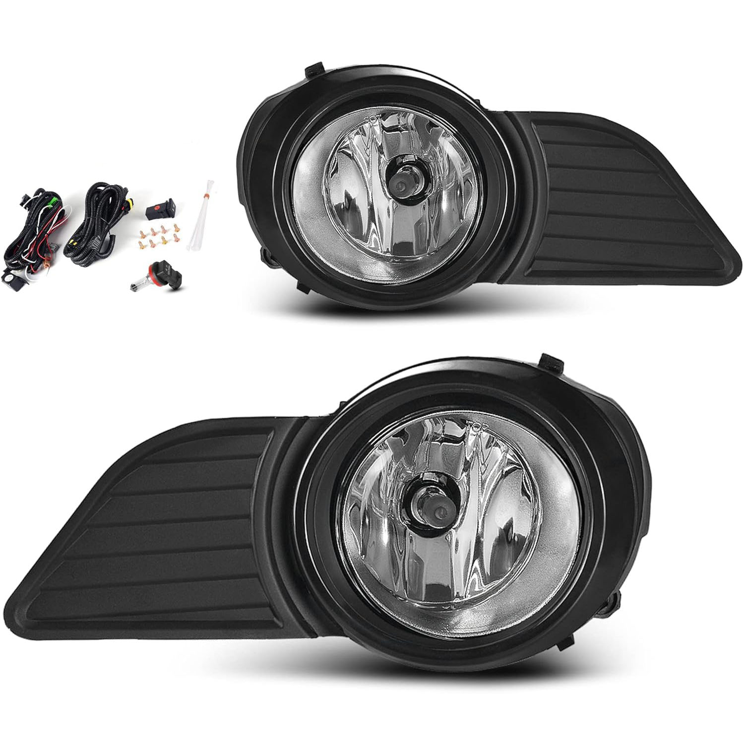YITAMOTOR Fog Lights for 2011-2017 Sienna (Excluding SE Models) with H11 12V 55W Bulbs