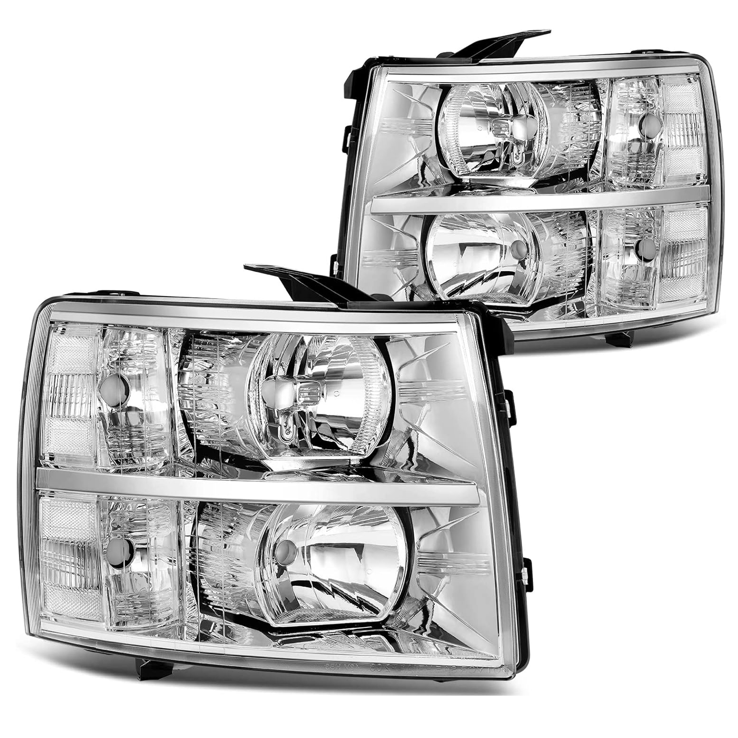 YITAMOTOR headlight assembly designed for 2007-2013 Chevy Silverado 1500 and 2007-2014 Silverado 2500HD/3500HD (excludes 2007 Silverado Classic)