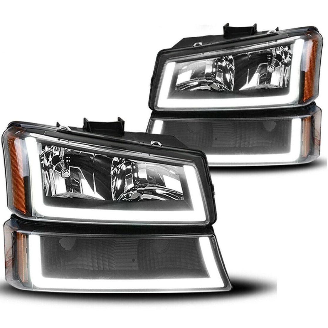 YITAMOTOR LED DRL headlights for 2003-2007 Chevy Silverado