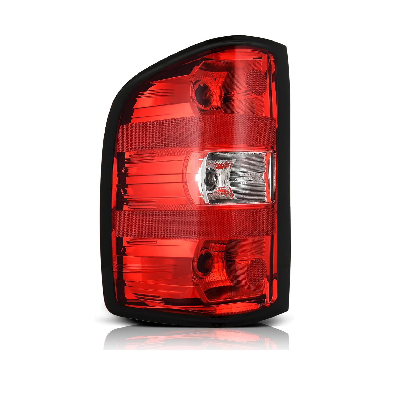 YITAMOTOR Left Rear Taillight Brake Lamp with Bulb for 2007-2013 Chevy Silverado 1500/2500HD/3500HD (Excludes 2007 Classic Models), Fits 2012-2014 GMC Models