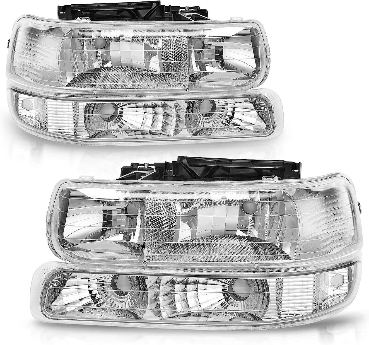 YITAMOTOR offers 1999-2002 Chevy Silverado and 2000-2006 Tahoe Suburban headlight assemblies with bumper lights