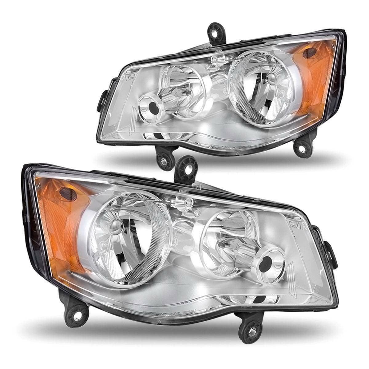 YITAMOTOR offers a pair of headlights for 2011-2019 Dodge Grand Caravan and 2008-2016 Chrysler Town & Country