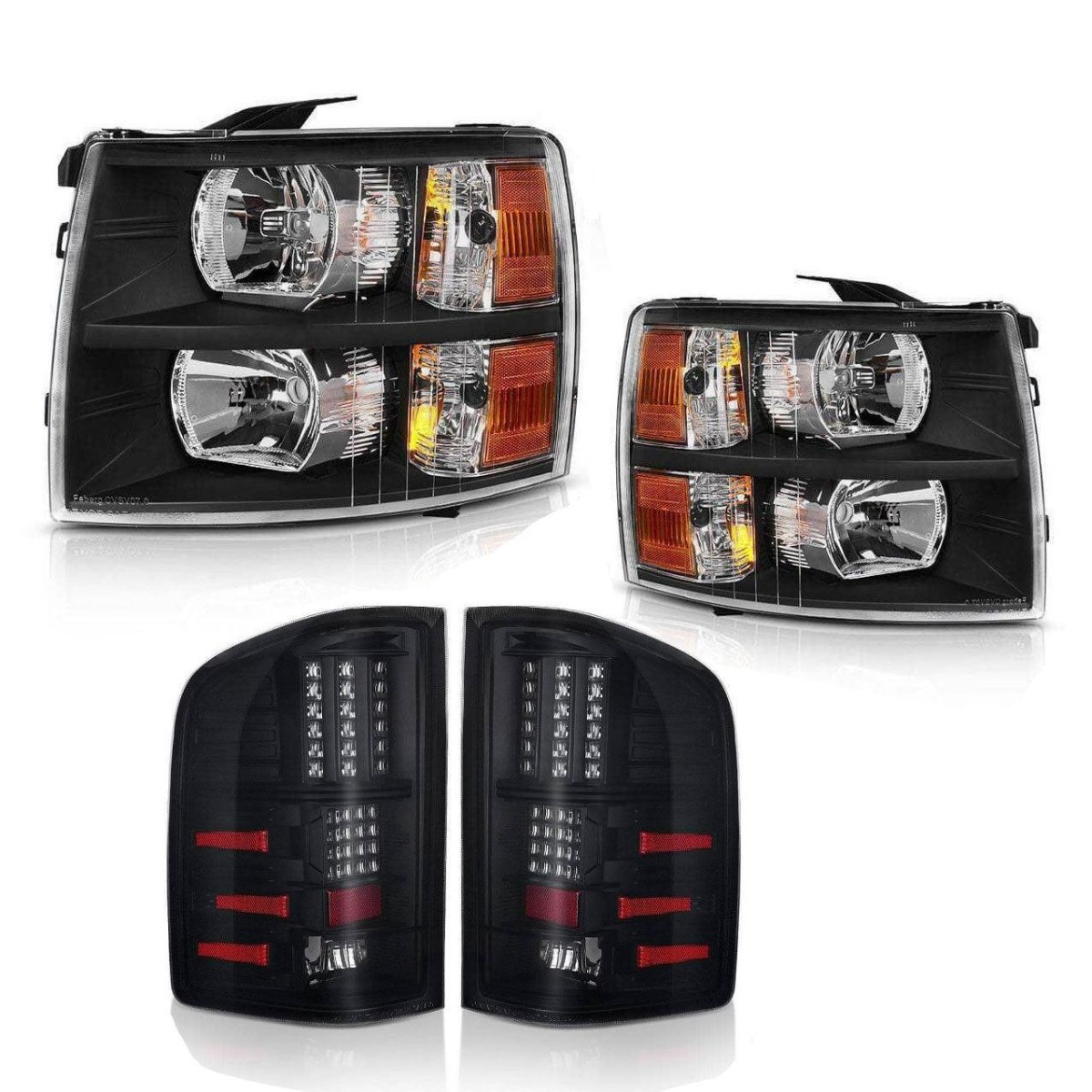 YITAMOTOR offers replacement headlights and tail lights for 2007-2014 Chevy Silverado models