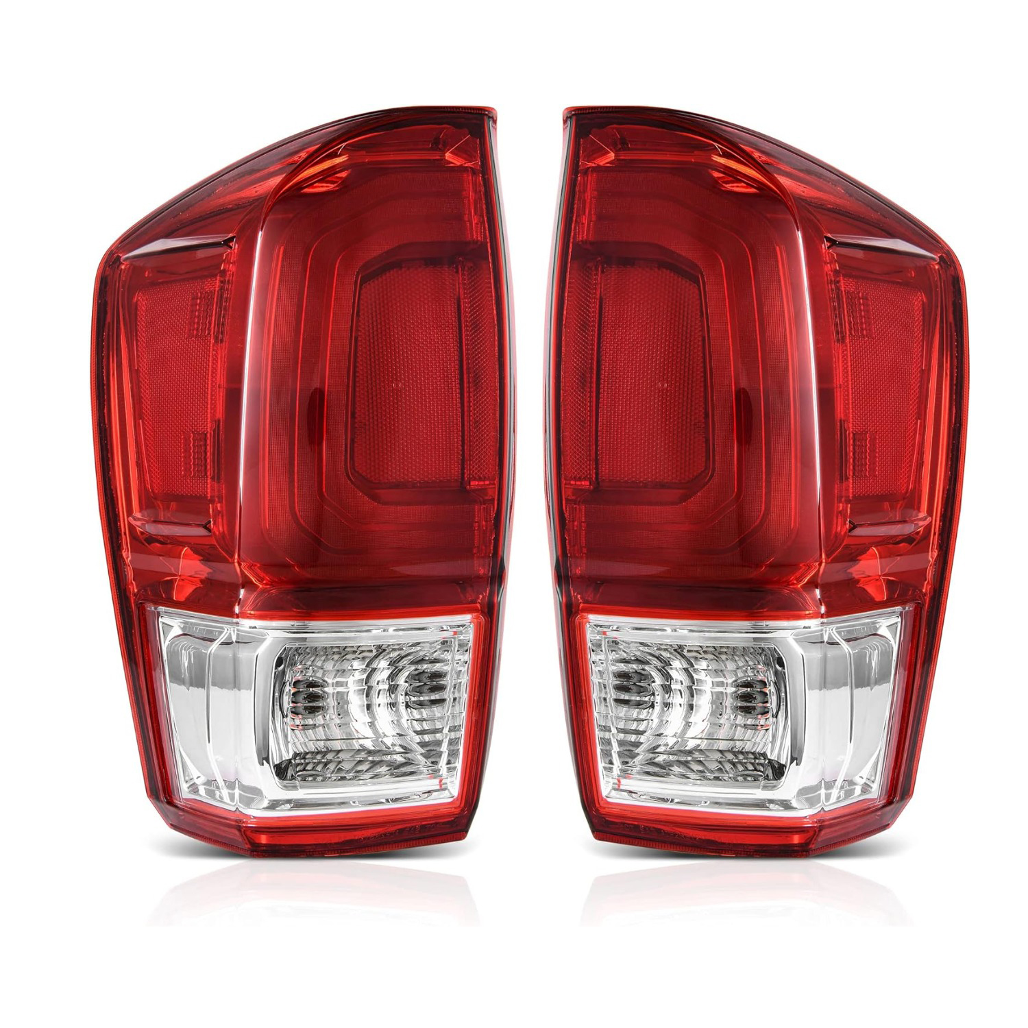 YITAMOTOR庐 Rear Taillight Tail Lamp Brake Lamp Compatible With 2016-2022 Tacoma OE Replacement - Passenger and Driver Side(Left and Right)