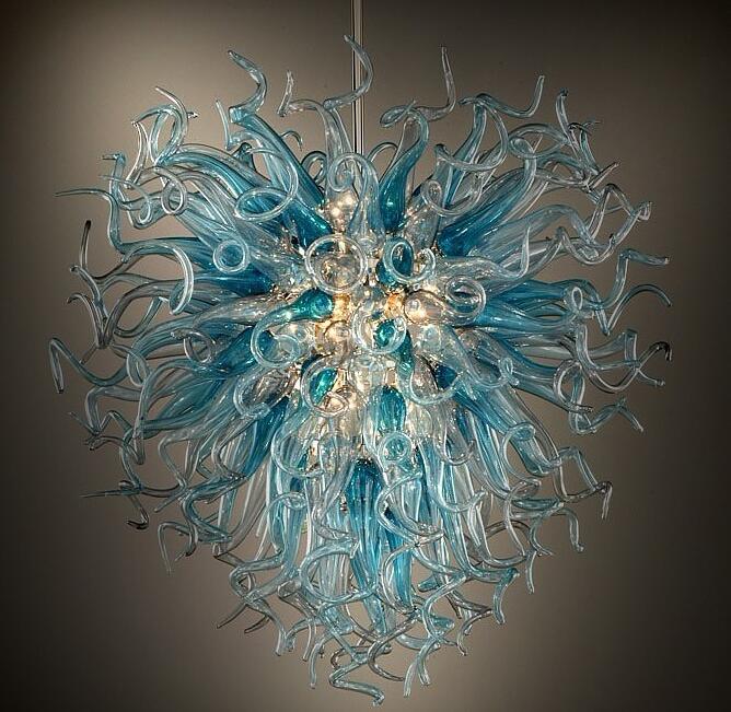 Zhongshan Lamps Manufacturer offers contemporary handmade chandeliers with blown glass and crystal designs for modern homes, museums, hotels, and art decor